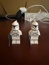 LEGO® Clone Troopers 2x Minifigure Star Wars sw1189 (Phase 1) Nougat Head