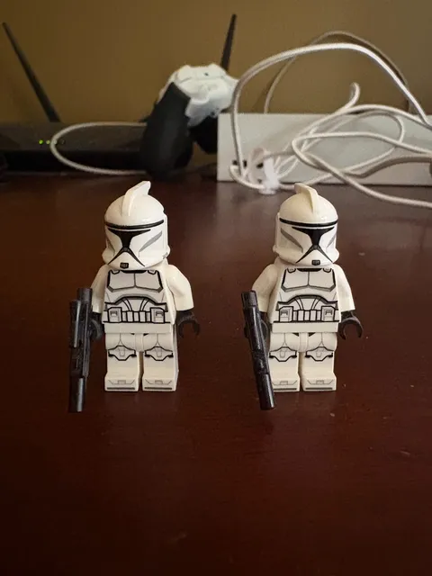 LEGO® Clone Troopers 2x Minifigure Star Wars sw1189 (Phase 1) Nougat Head