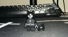 Lego Minifigure Catwoman Figure w/ Extra Cat Head Piece Plastic