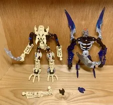 Lego Bionicle Lot Vorox Glatorian 8983 & Phantoka Vamprah 8692 (Both Incomplete)