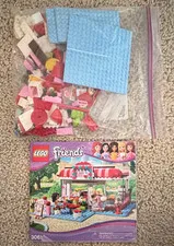 LEGO FRIENDS City Park Cafe Set 3061 Incomplete w/ Instructions Ziplock Bag