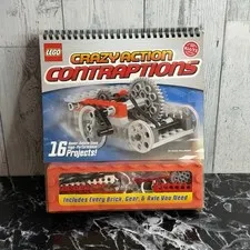 LEGO Crazy Action Contraptions Klutz Book 16 High Performance Projects Gift New