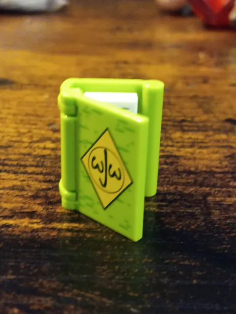 Lego RARE Book W/ Green Cover On Front Specialty Camping W Compass
