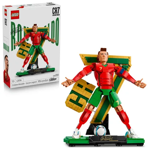 LEGO 6590604 Editions Cristiano Ronaldo Soccer Legend Building Set, 854 Pieces,