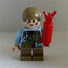 LEGO Jurassic Park Tim Murphy Minifig with Mud &Night Vision Goggles (Set 76956)