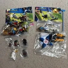 Lego Minifigure REAL MINI FIG Legends of Chima Croc Wolf Eagle Gorilla Mix 25y