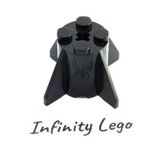 LEGO Black Brick 2 x 2 x 2 Round with Fins Space Rocket (4591) x1