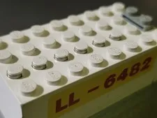 Vintage LEGO 9V Battery Box 4760 White Town Light Sound LL-6482 Clean