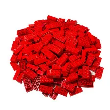 2x4 Bricks Building Blocks Basic Building Blocks Red - 3011 NEW! Lot 40x