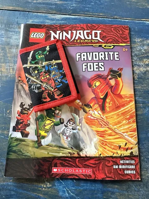 Lego Ninjago Legacy Activity Book, As Is,  And Wallet, Masters Of Spinjitzu
