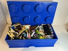 Large Lego Brick Storage ~10 Lbs Legos Harry Potter Star Wars Batman Etc