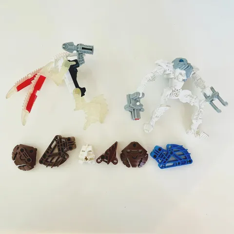 LEGO Bionicle McDonalds Promo Figures 2007 2008 Pridak Rahkshi Kraata Parts Lot