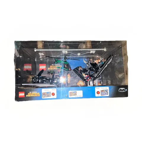 LEGO Retail Display Case DC Comics Super Heroes #76045 & #76046
