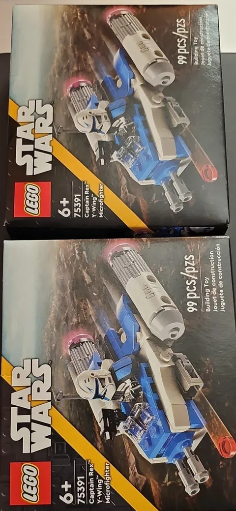 LEGO Star Wars 75391 Captain Rex Y-Wing Microfighter (99 pieces) LOT OF 2!!!