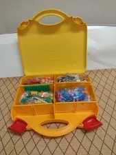 LEGO Carrying Case Storage Organizer 11x10.25" Plus New Legos