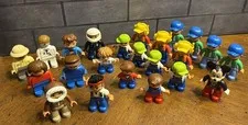 Lego Duplo Etc. Lot of 23 Figures Kids Adults Mickey Mouse Eskimo
