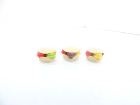 Lego Krabby Patty Burgers, Spongebob Squarepants, 3825 3834