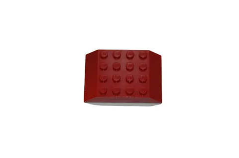 Lego® TRAIN Railway 9V RC Roof Waggon Carriage 6x4 4x6 RED