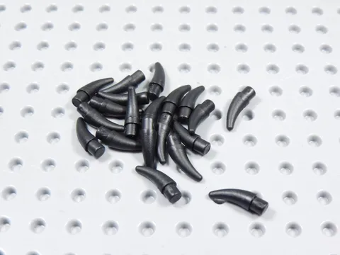 LEGO Lot of 20 Black Small Barbs Horns Weapon Minifig BL