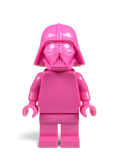 Official Lego Dark Pink Monochrome Darth Vader Minifigure - Unreleased Prototype