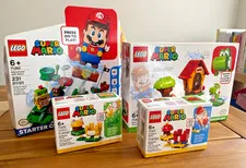 LEGO SUPER MARIO: Starter Course, Yoshi Expansion, 2 Power-Up Packs - UNOPENED