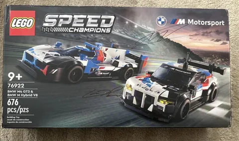 ROAD AMERICA SIGNED BMW M4 GT3 LEGO SPEED CHAMPIONS BMW M Hybrid V8 Cars (76922)