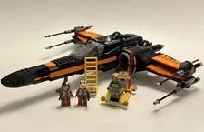 LEGO Star Wars 75102 Poe's X-Wing Fighter 717pc Complete Set w/ Manual 