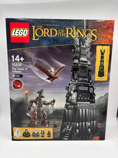 LEGO 10237 Tower of Orthanc MISB NEW Lord of the Rings Hobbit 9474 Sealed Bags