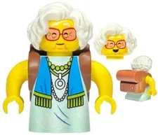 LEGO® Minifigure DREAMZzz drm014 Mrs. Castillo Reddish Brown Backpack
