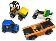 Lego Vehicle Lot Of 4 Sets *incomplete* Parts Only