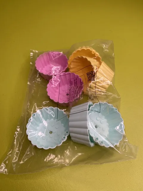 Lego Cupcake Muffin Container Cups (8) various colors 72024 Rare
