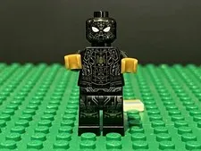 Lego Spider Man Black and Gold Suit Minifigure 76195 sh774 Marvel Super Heroes