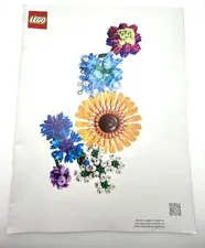 LEGO Booklet only Wild Flower Bouquet 10313 Manual