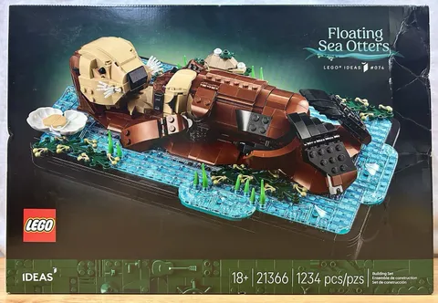 LEGO Ideas Floating Sea Otter 21366 Ages 18+ 1,234 Pcs NEW SEALED
