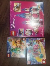 LEGO Disney Empty Boxes ONLY: 43275 Cinderella Castle 43260 Moana 43254 Ariel