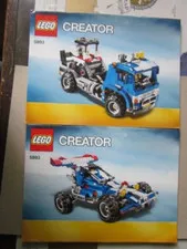 Lego Building Instructions Creator 5893 Part 1 and 2 Part 1 and 2