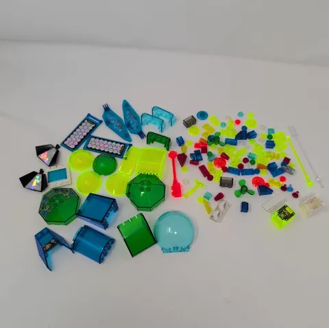 Lot of Lego Transparent Translucent Trans Color Parts Pieces Vintage Space Bulk