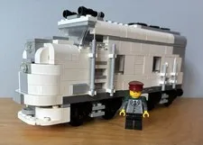 Lego Train Custom 10020 EMD F7 Like Locomotive Engine MOC