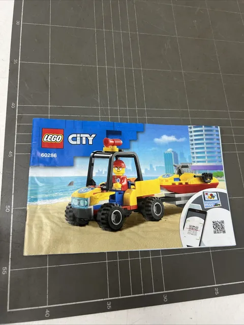 VINTAGE TOY LEGO MANUAL INSTRUCTIONS BOOKLET ART CITY 60286