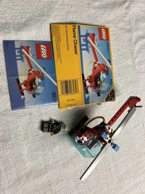 LEGO 6531 Town Flame Chaser 100% Complete with Instructions Vintage 1991 Box