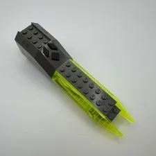 Lego Dark Gray Electric, Light & Sound 4 x 20 x 5 Insectoid Stinger