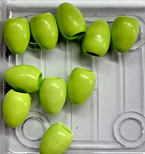LEGO Egg with Small Pin Hole, 24946, Yellowish Green, QTY 10 Free Shipping
