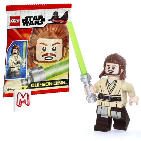 LEGO Star Wars Episode 1 Minifigure - Qui-Gon Jinn (with Tan, Brown