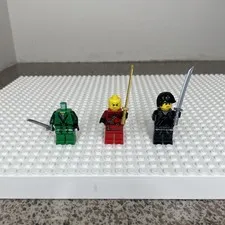 LEGO Ninjago Zx Lot Lloyd Kai Cole Part Accessories Weapons Minifigure Lot