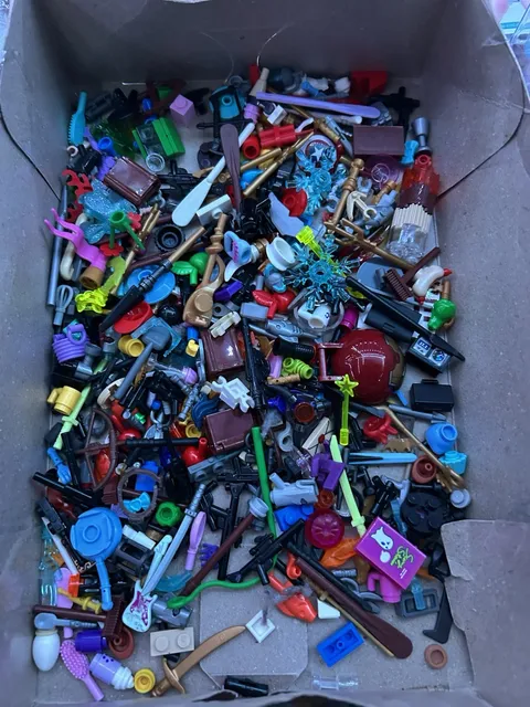 LEGO Minifigure Accessories Weapons Lot Ninjago Star Wars Castle Vintage Etc #2