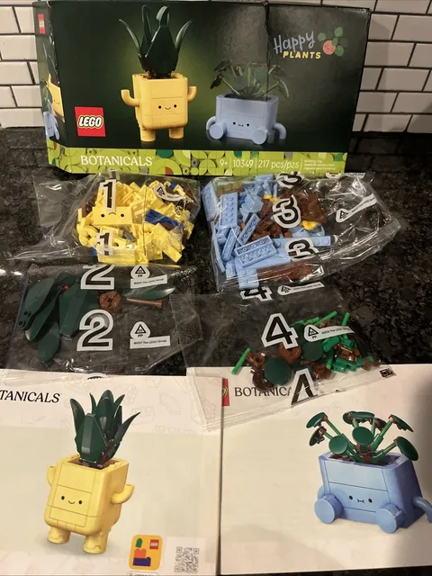 LEGO 10349 - Botanicals: Happy Plants. OPEN BOX BAGS SEALED FREE SHIPPING