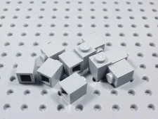 LEGO Lot of 10 Light Bluish Gray 1x1 Bricks BR