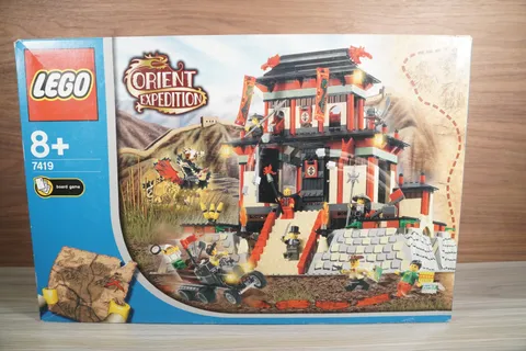 LEGO 7419 Dragon Fortress OPEN BOX 2003 Orient Expedition Retired Adventurers