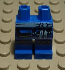 Lego Figure Accessories Legs Pants Blue With Decor