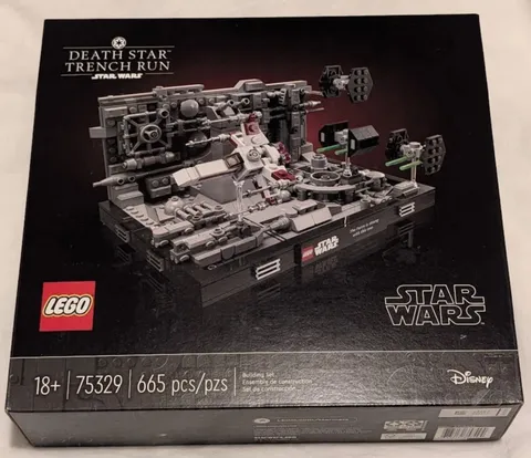 LEGO Star Wars: Death Star Trench Run Diorama (75329) Brand New – Retired.